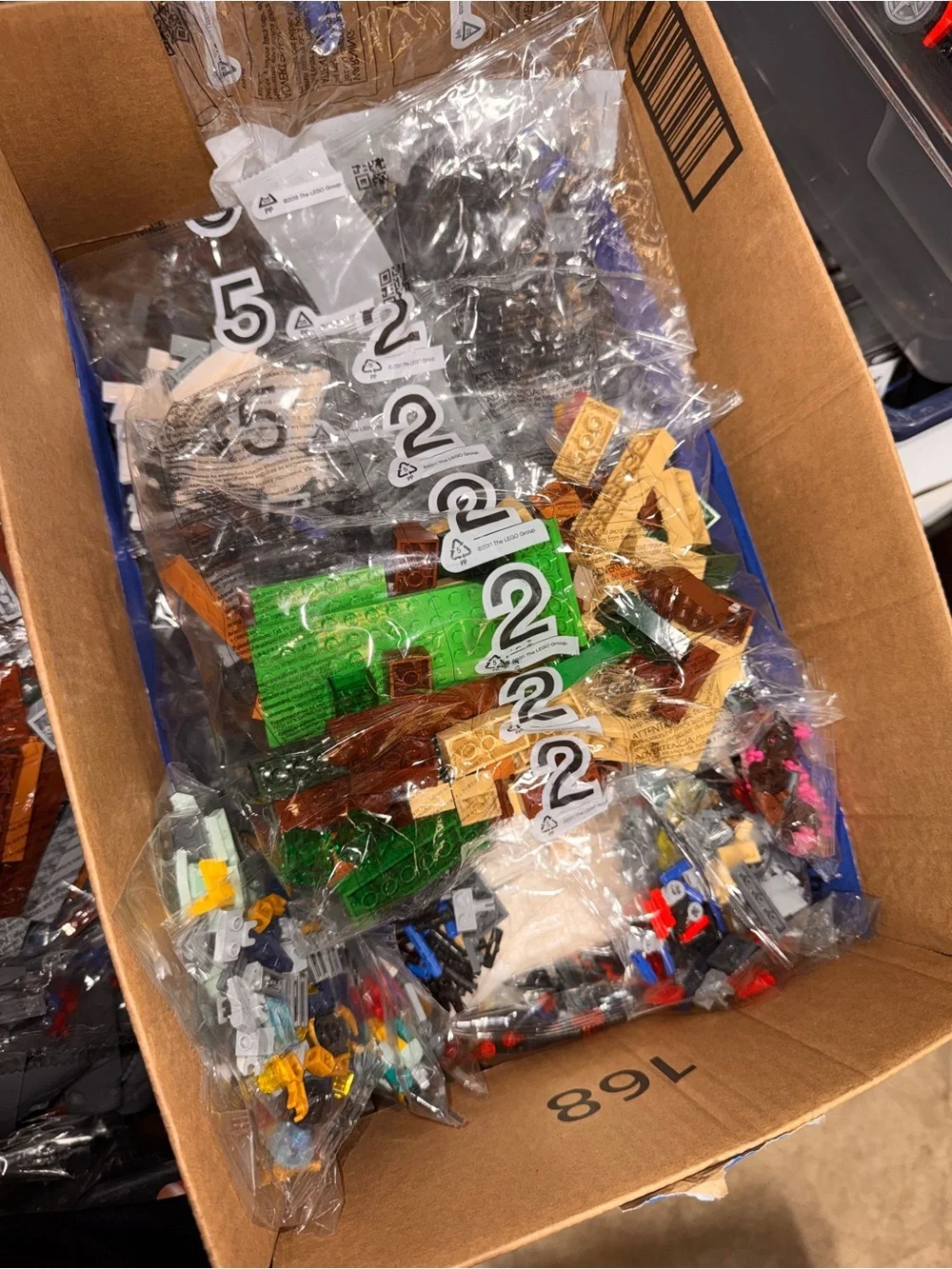 *4LBS* Sealed LEGO Set Bags LOT Star Wars Ninjago Minecraft City Botanical Mario